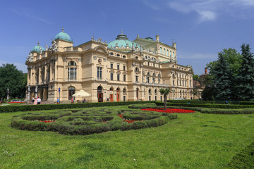 Cracow - National theater - obrazy, fototapety, plakaty