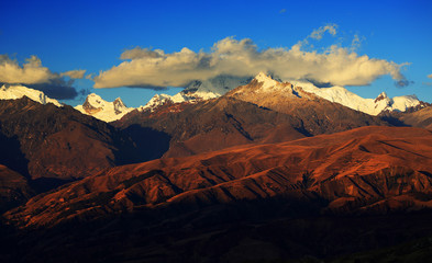 Obraz premium Nevado Copa (6188m), Cordiliera Blanca, Peru, South America