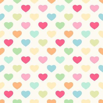 Seamless heart pattern 4