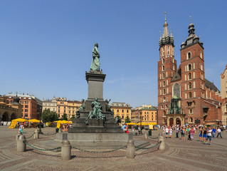 Cracow - the main place - obrazy, fototapety, plakaty