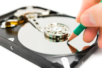 Writing data to harddisk