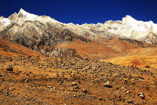 Cohup Valley, Cordiliera Blanca, Peru, South America