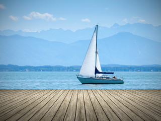 Starnberg Lake in Germany
