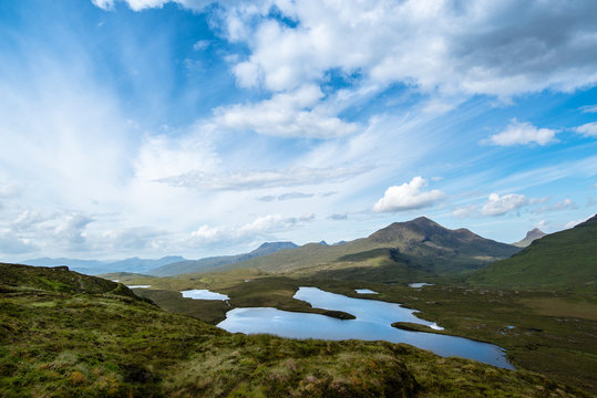Knockan Crag in the schottish highlands