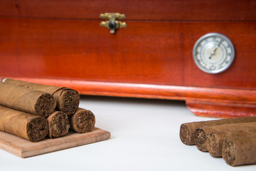 cuban cigar and humidifier