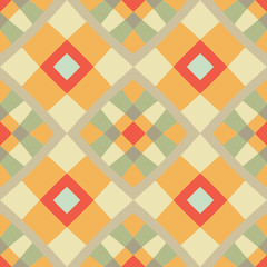 Abstract seamless colorful geometric pattern.
