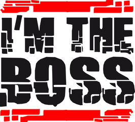 I´m The Boss Logo Design