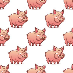 Cute pink pink seamless pattern