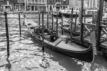 Black and white Gondola