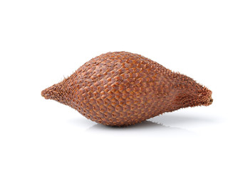 Salak snake fruit isolated on white background