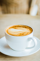 Latte coffee