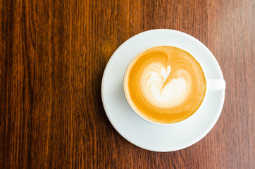 Latte coffee