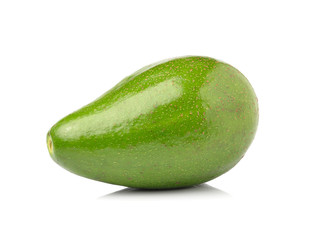 fresh avocado isolated on white background