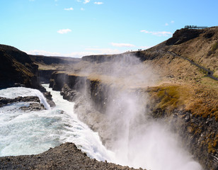 Gullfoss Waterfall Iceland