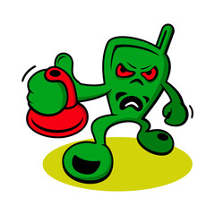 Aggressive creature logo