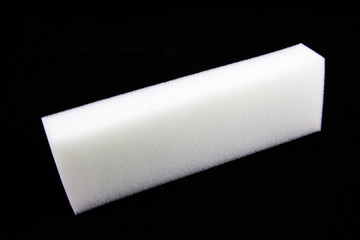 white sponge isolated