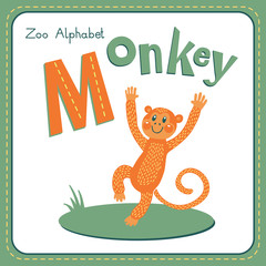 Letter M - Monkey