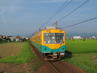 Fototapeta na wymiar 富山地方鉄道の夏