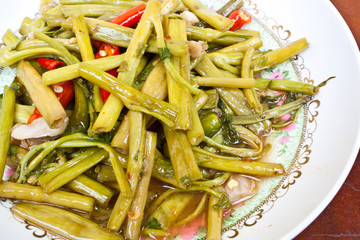 Stir Fried Swamp Cabbage