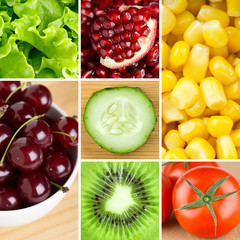 Healthy food background