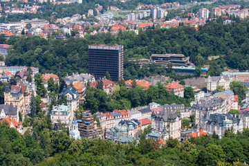 Panorama von der Karlovy Vary