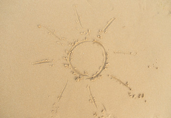 beach sand sun sign