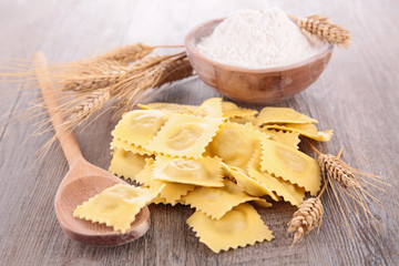 raw ravioli
