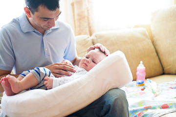 dad and baby