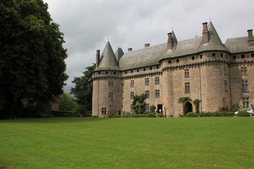 Fototapeta na wymiar Château de Pompadour.(Corrèze)