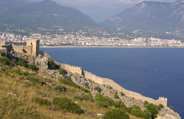 Obraz premium Castle in Alanya, Turkey