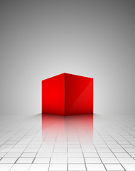 red cube
