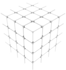 Fototapeta premium white cube