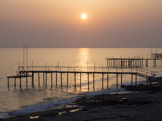 Fototapeta premium Summer sunset