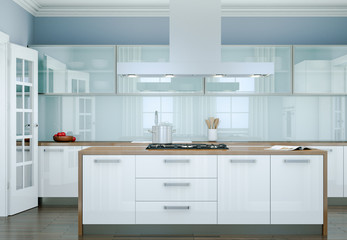 Fototapeta premium modern Kitchen Interior Design