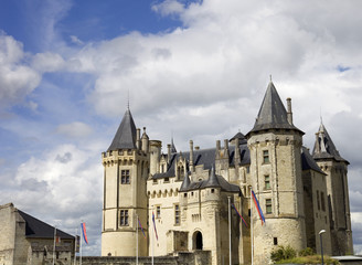 Fototapeta premium saumur castle