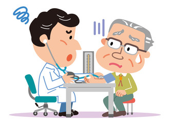 血圧測定　医師　高齢者