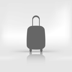 Traveling bag icon.