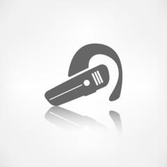 Bluetooth Headset icon. Wireless connection