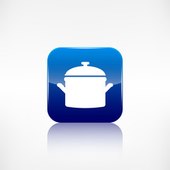 Kitchen pan icon