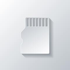 compact memory card icon