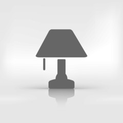 Table lamp icon