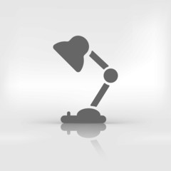 Table lamp icon