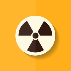 Radiation danger icon