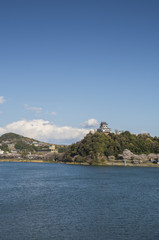 Fototapeta na wymiar 木曽川と犬山城