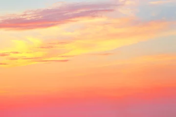 Zelfklevend Fotobehang Tropical sunset background © hramovnick