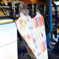 Druckmaschine für Tageszeitung // printing machine