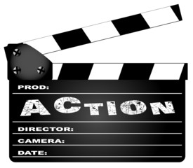 Action Movie Clapperboard