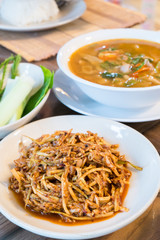 Thai foods.