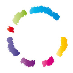 Runder Kreis mit Segmenten