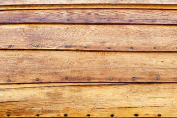 Wooden boat details